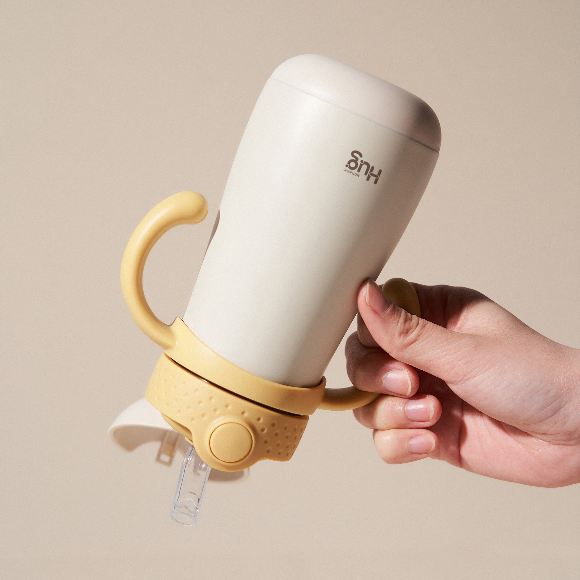 MOTHER-K Hug Stainless Tumbler 350ml (Mustard)