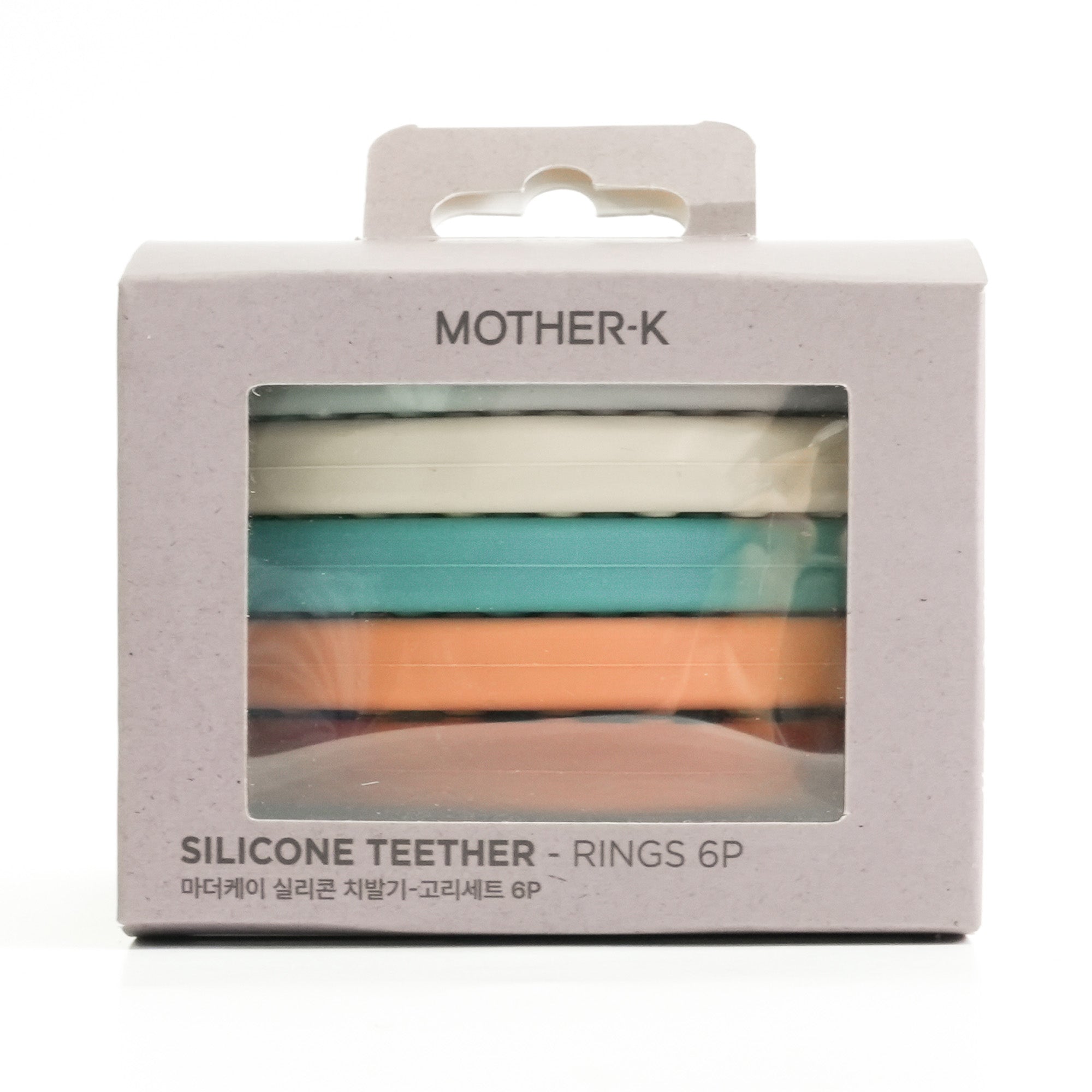 MOTHER-K Silicone Teether Rings 6P_Modern