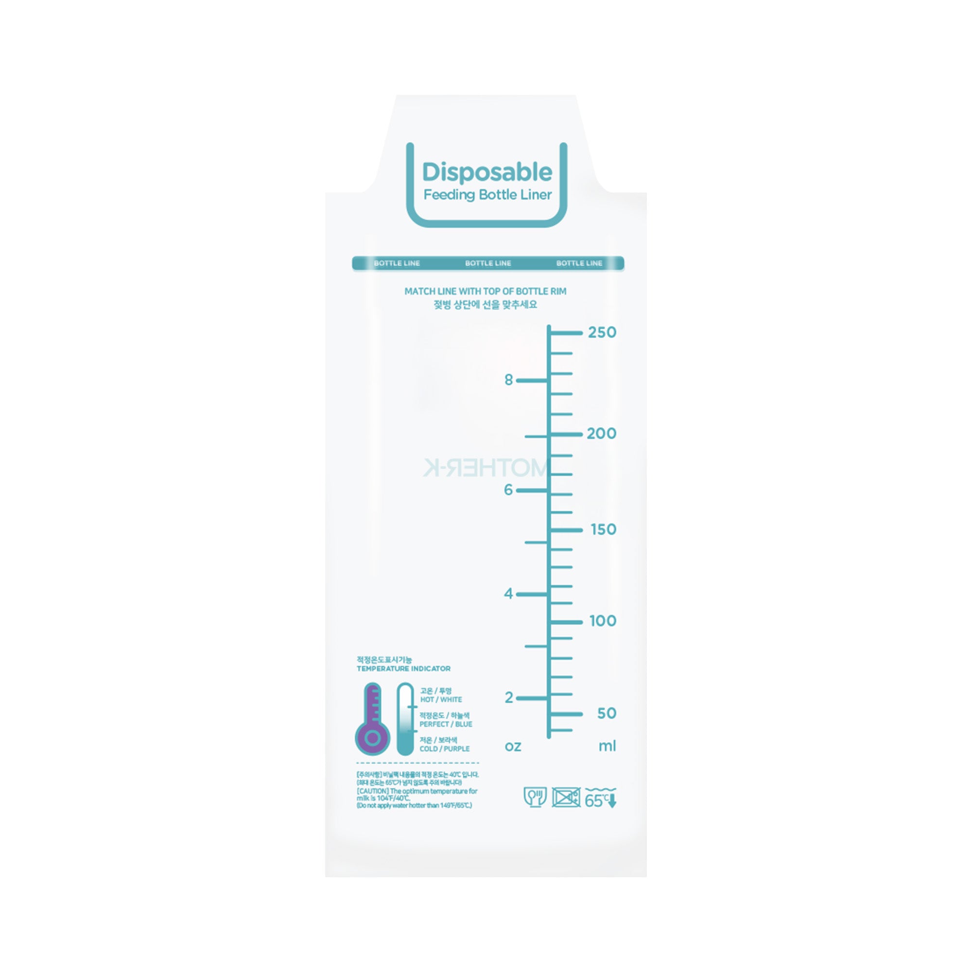 MOTHER-K Disposable Feeding Bottle Liner (120pcs)