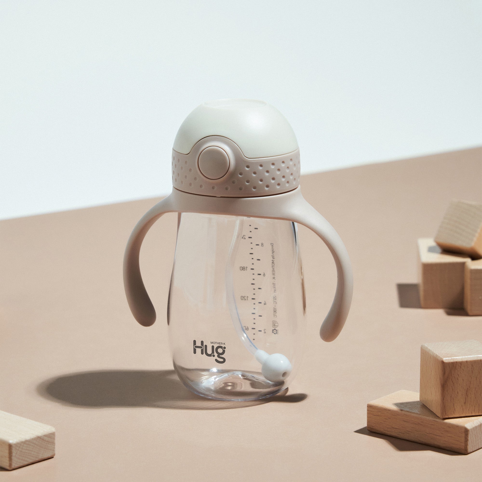 MOTHER-K Hug Weighted Straw Cup (210ml Mint)