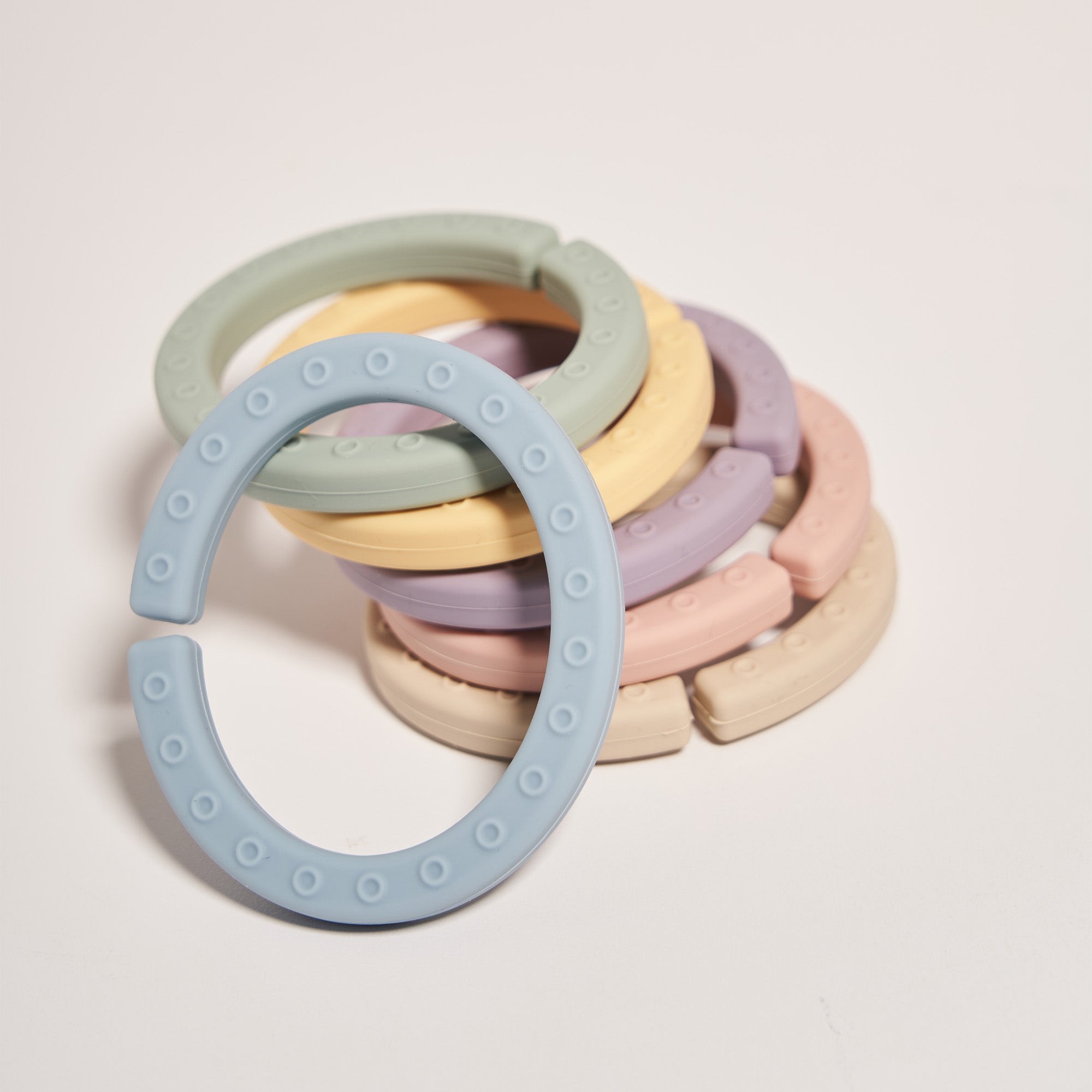MOTHER-K Silicone Teether Rings 6P_Modern
