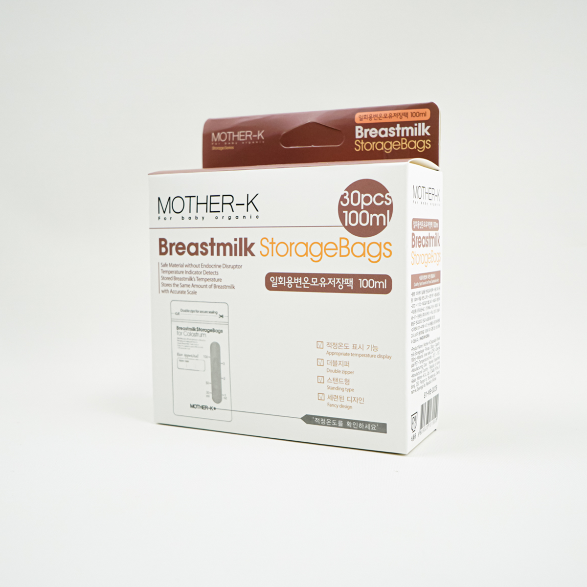 Mother-K Disposable Breastmilk Storagebags  (100ml 30pcs)