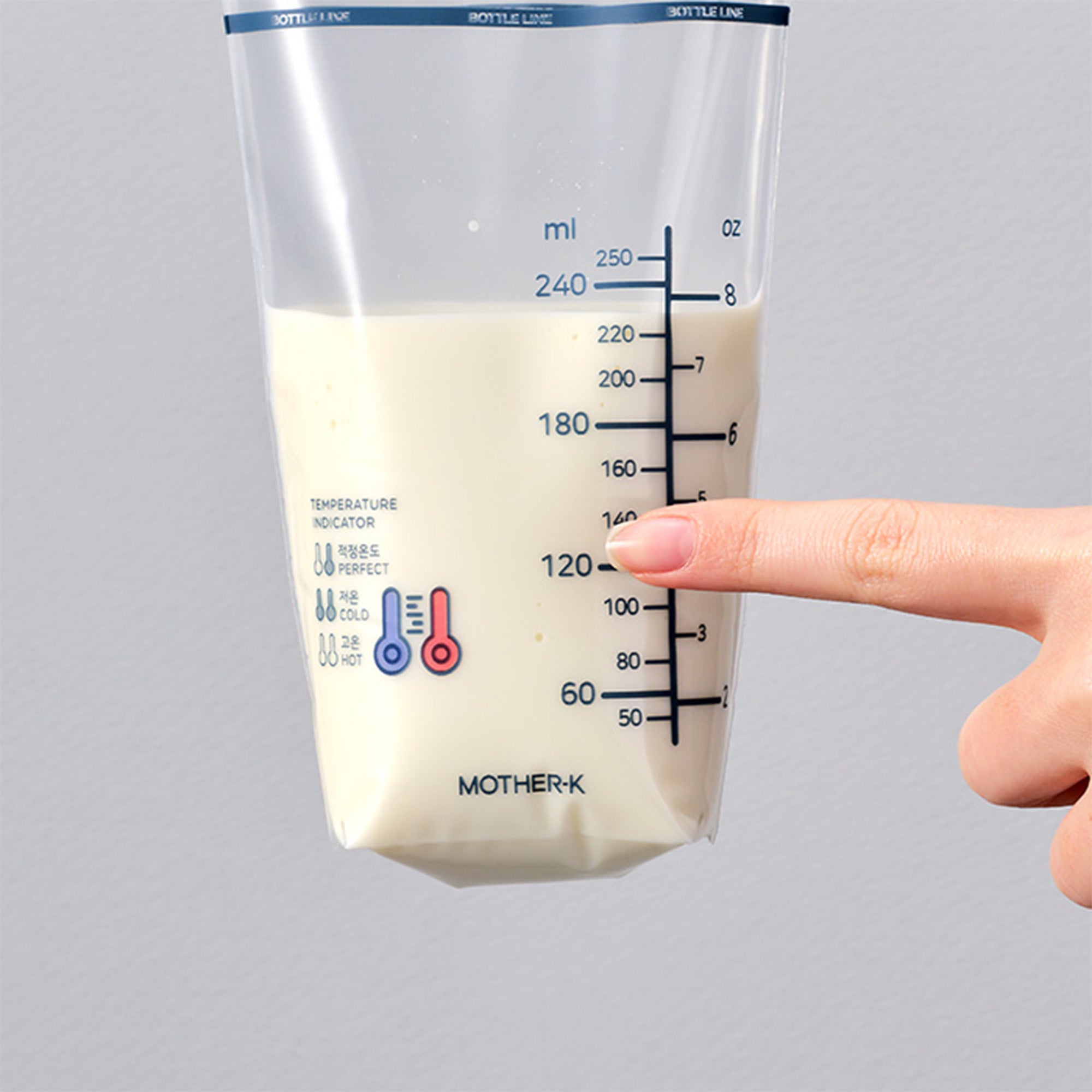 MOTHER-K Disposable Dual Feeding Bottle Storage Zipperbag (25pcs)