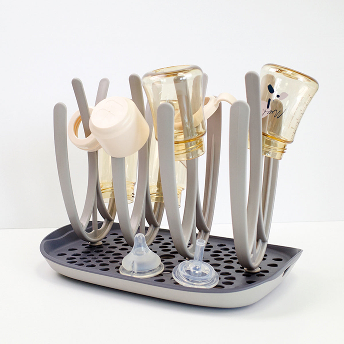 MOTHER-K Bottle Drying Rack (Beige)