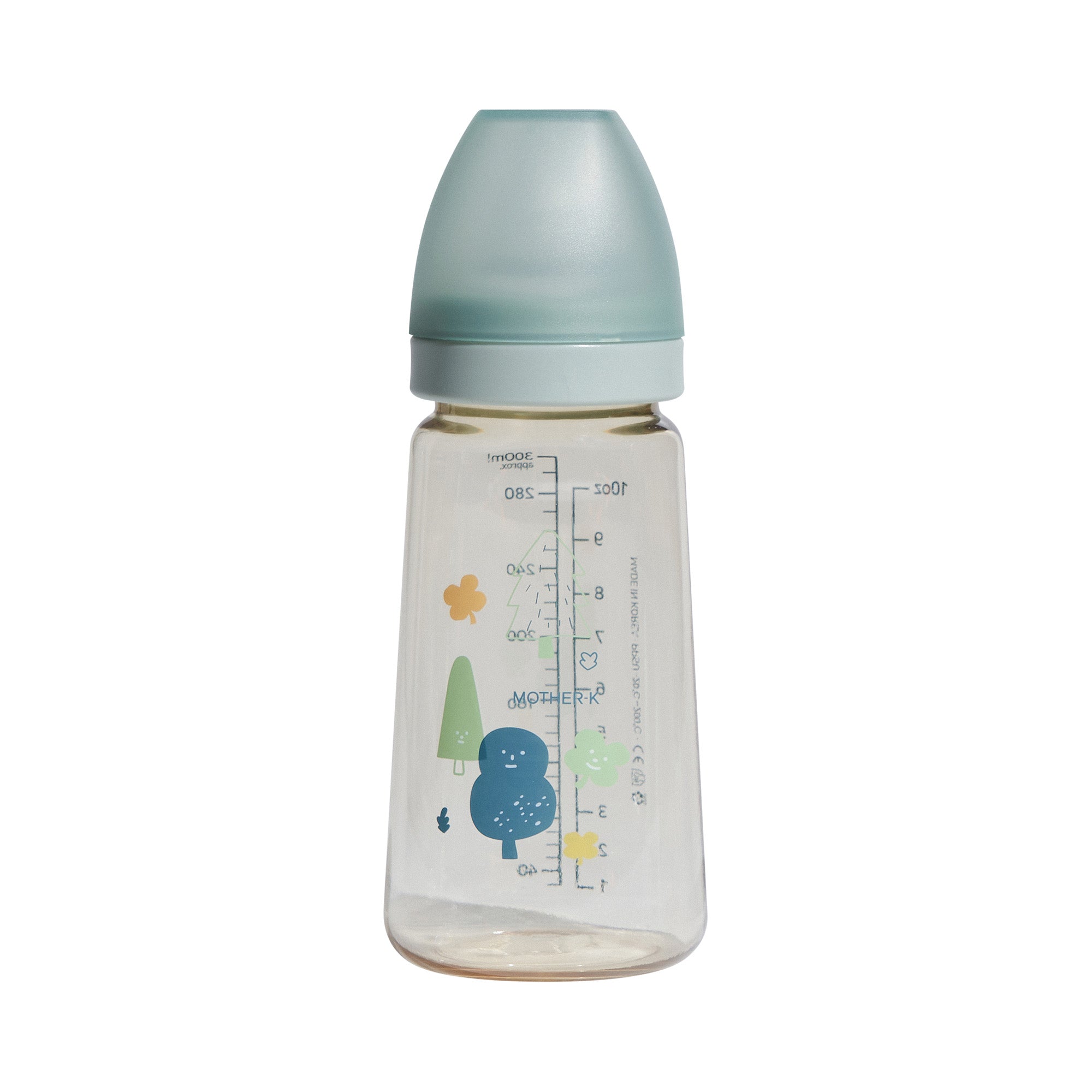 MOTHER-K PPSU Feeding Bottle_Forest 180ml (With nipple step 2_S)