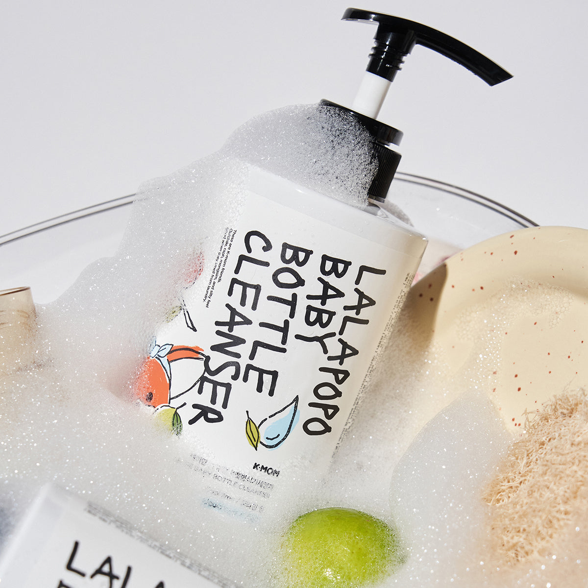 K-MOM LALAPOPO Baby Bottle Cleanser (Bubble type)