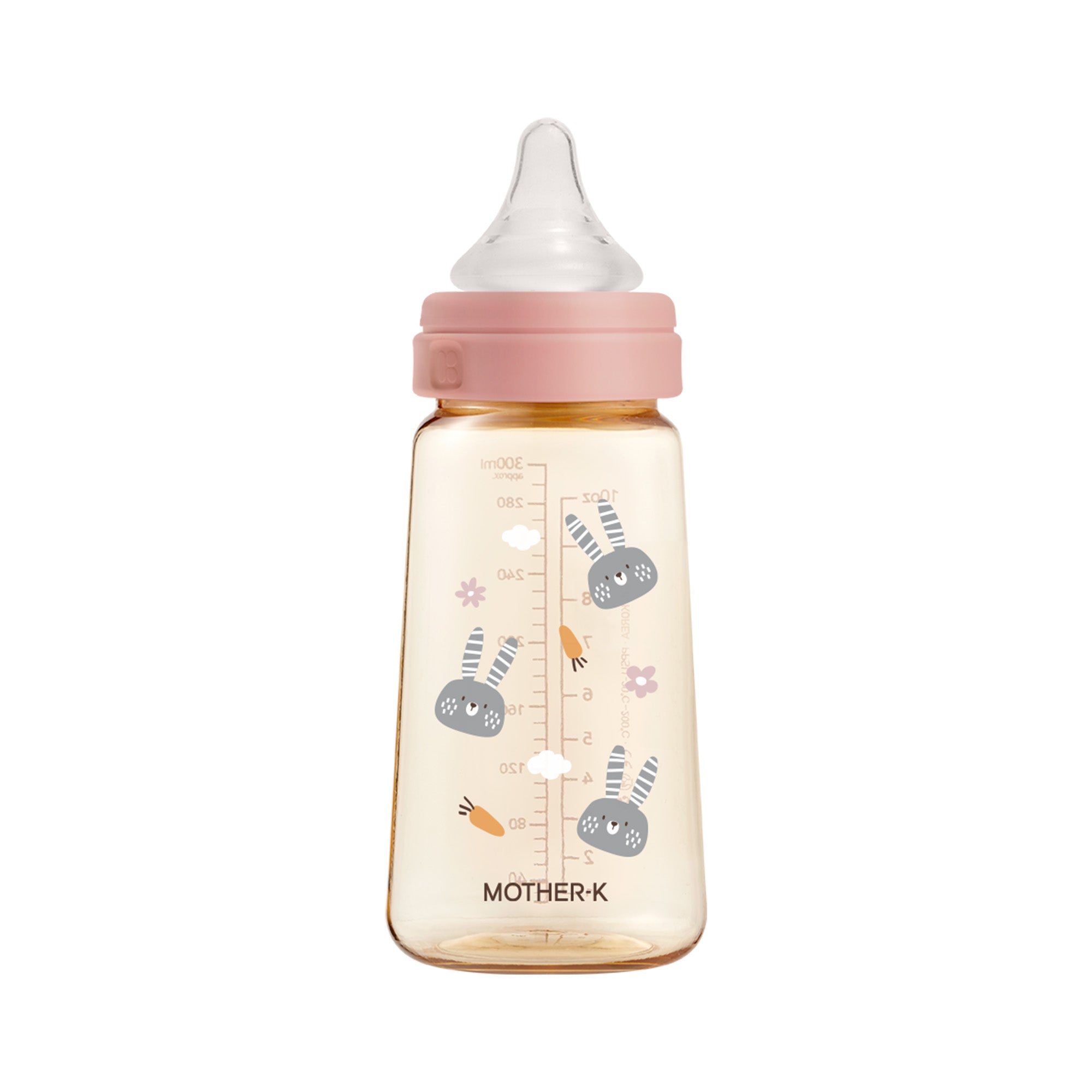 MOTHER-K PPSU Feeding Bottle_Rabbit 180ml (With nipple step 2_S)