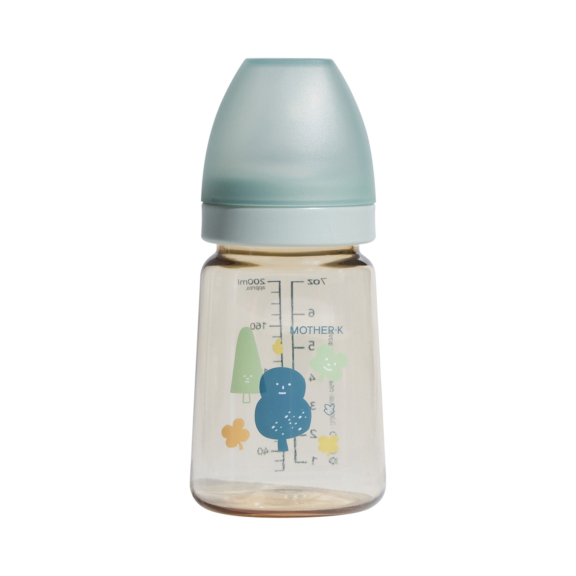 MOTHER-K PPSU Feeding Bottle_Forest 180ml (With nipple step 2_S)