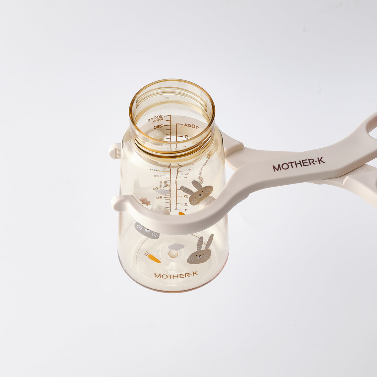 MOTHER-K Baby Bottle Tongs (Cream)