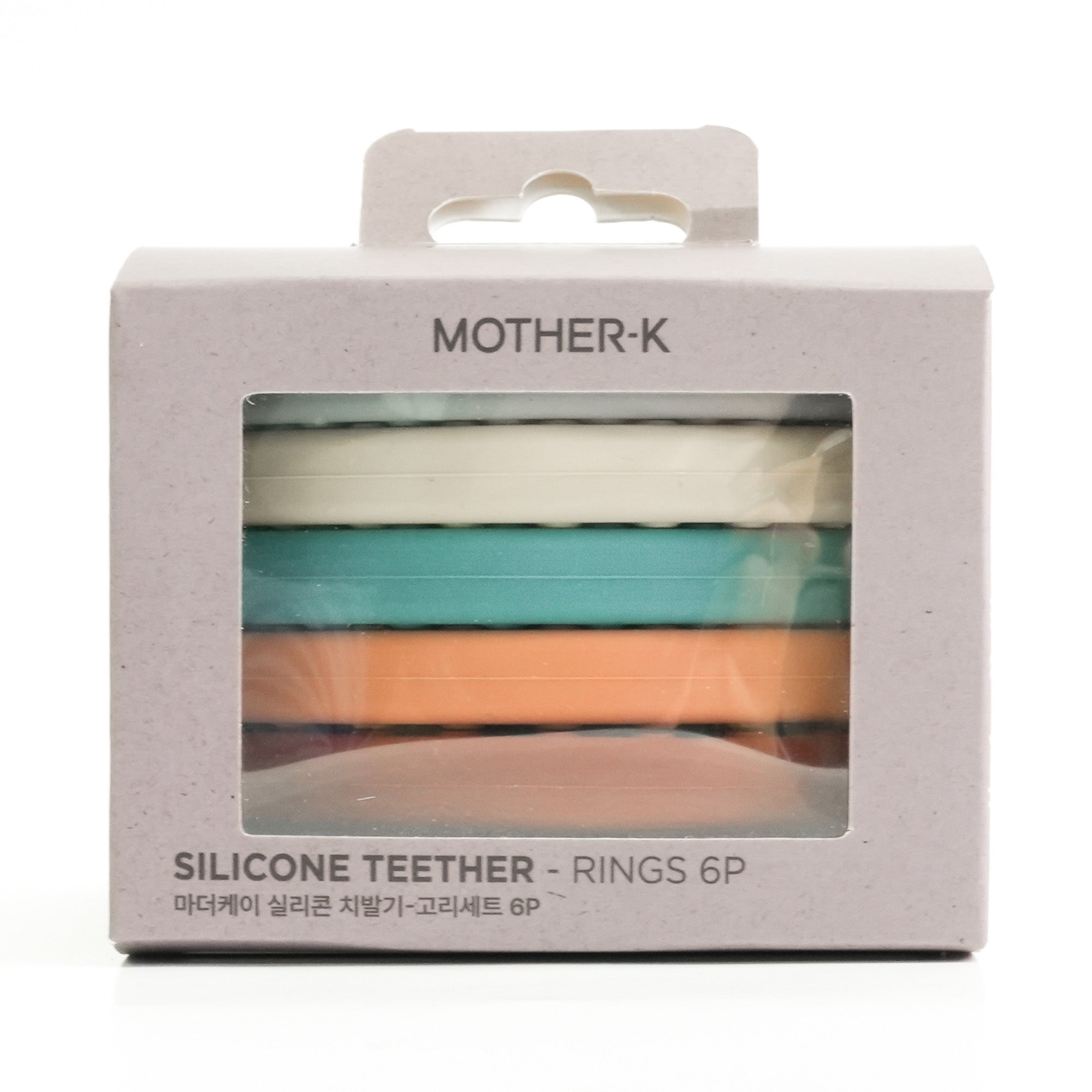 MOTHER-K Silicone Teether Rings 6P_Modern