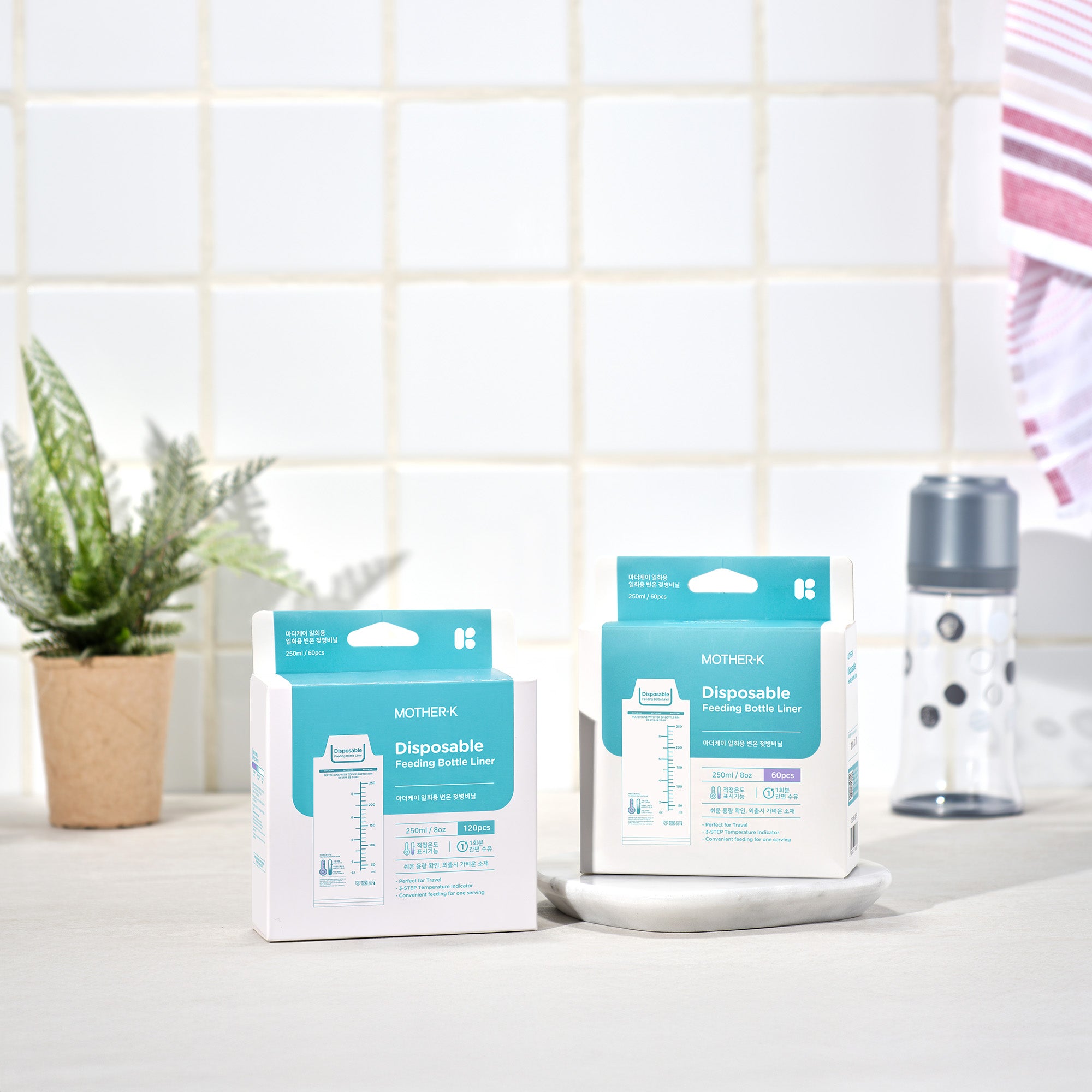 MOTHER-K Disposable Feeding Bottle Liner (120pcs)