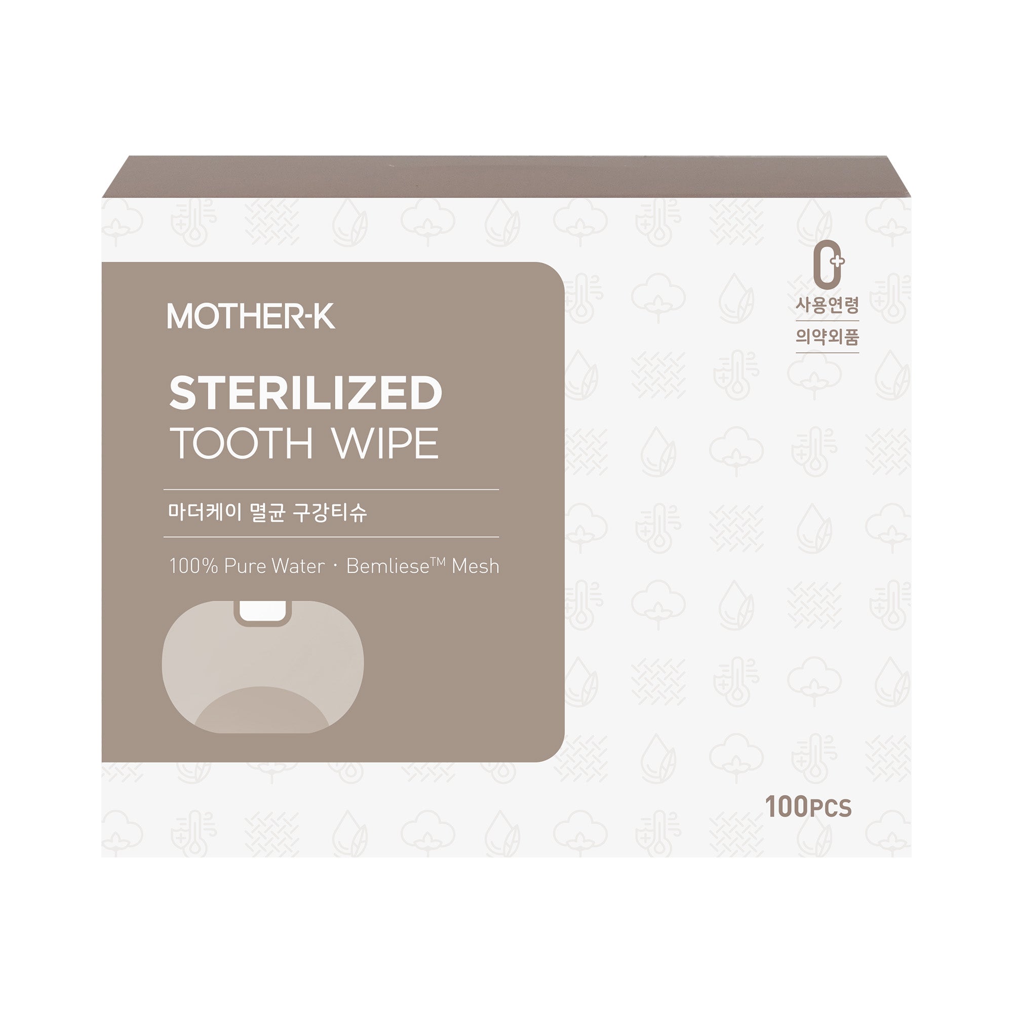 MOTHER-K Sterilized Tooth Wipe_30 pcs