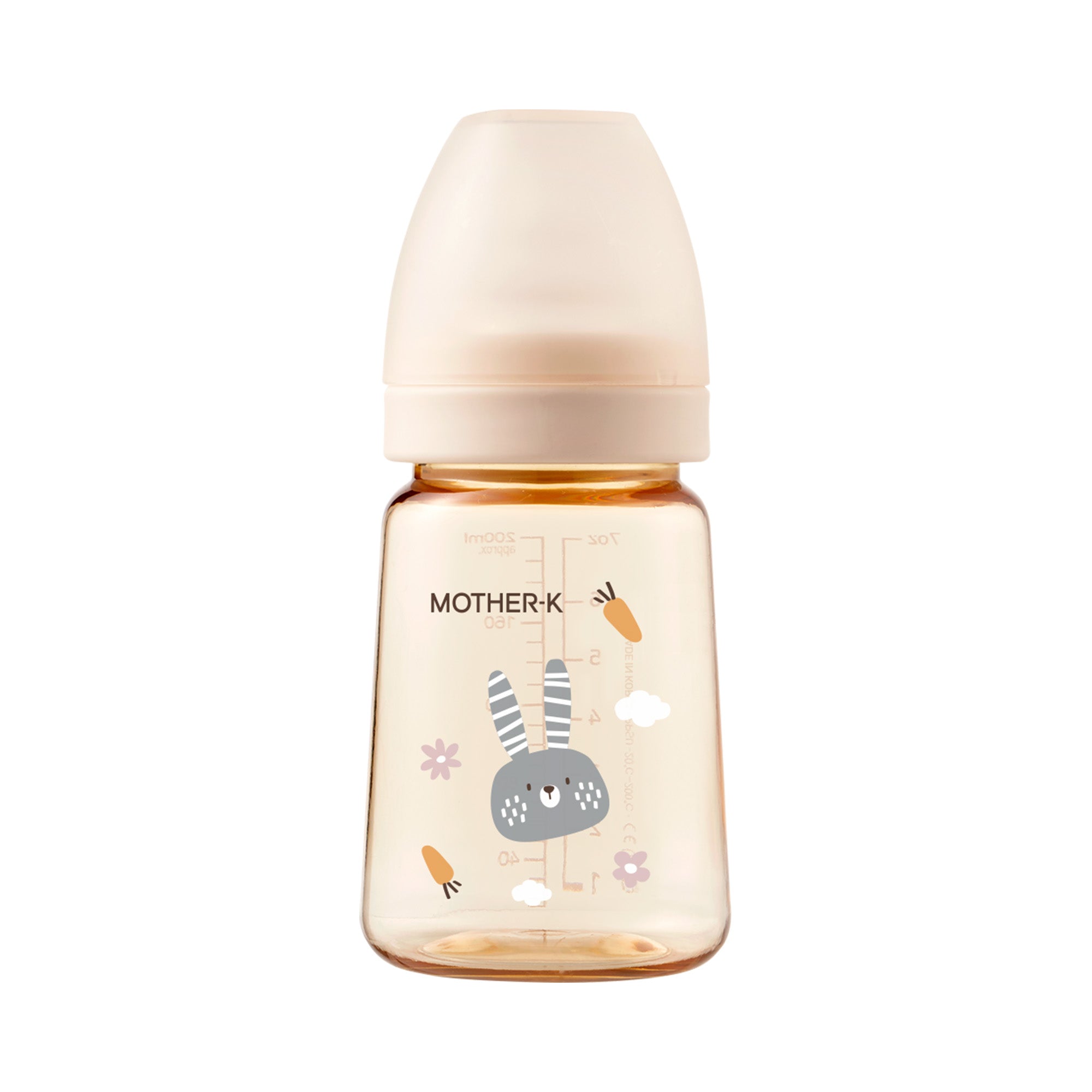 MOTHER-K PPSU Feeding Bottle_Bunny Blossom 180ml (With nipple step 2_S)