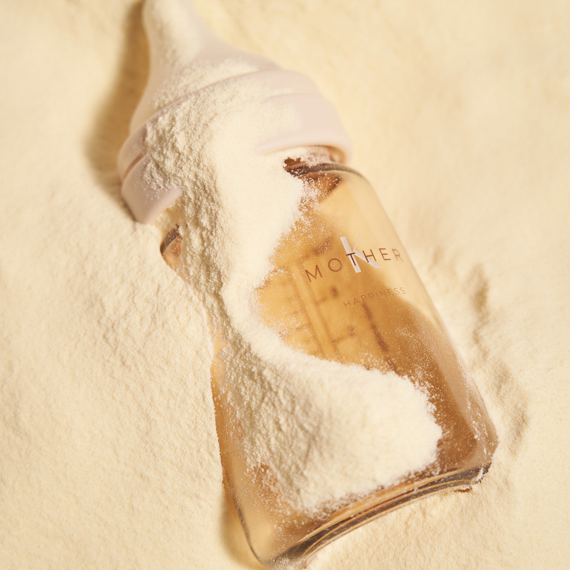 MOTHER-K PPSU Feeding Bottle 280ml (With nipple step4) (Cream)