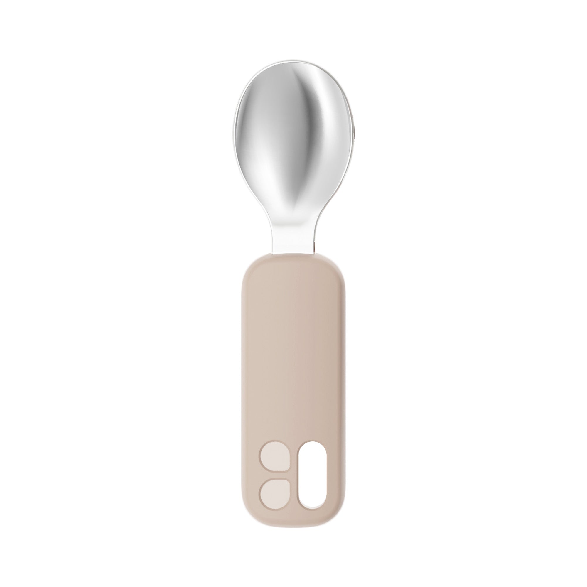 MOTHER-K HUG Stainless Steel Feeding Set (Pink Beige)