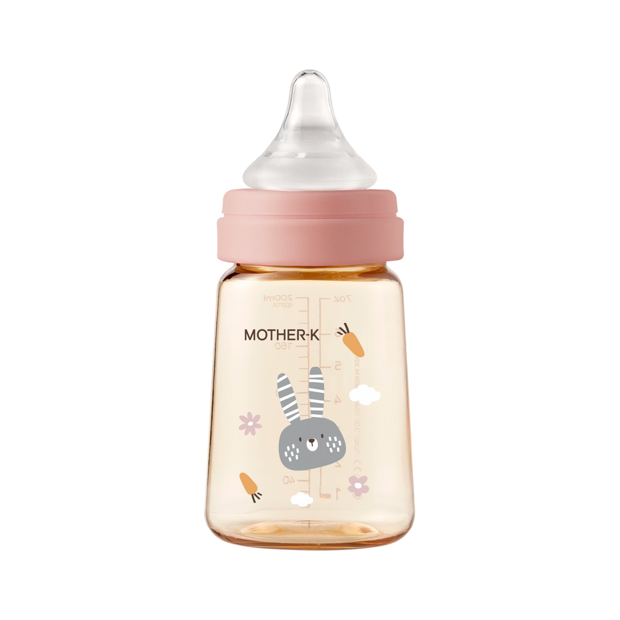 MOTHER-K PPSU Feeding Bottle_Rabbit 180ml (With nipple step 2_S)