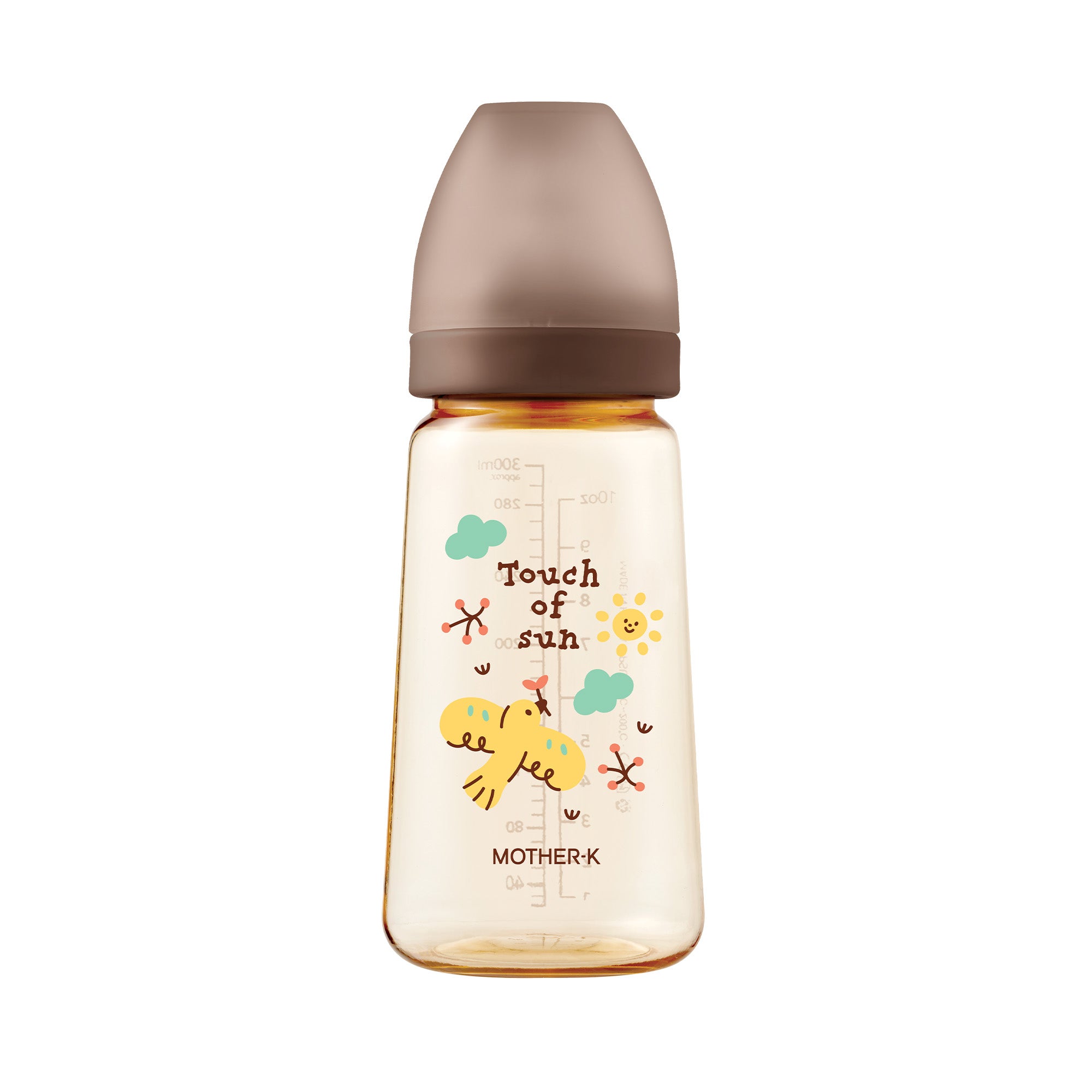 MOTHER-K PPSU Feeding Bottle_Birdie 180ml (With nipple step 2_S)