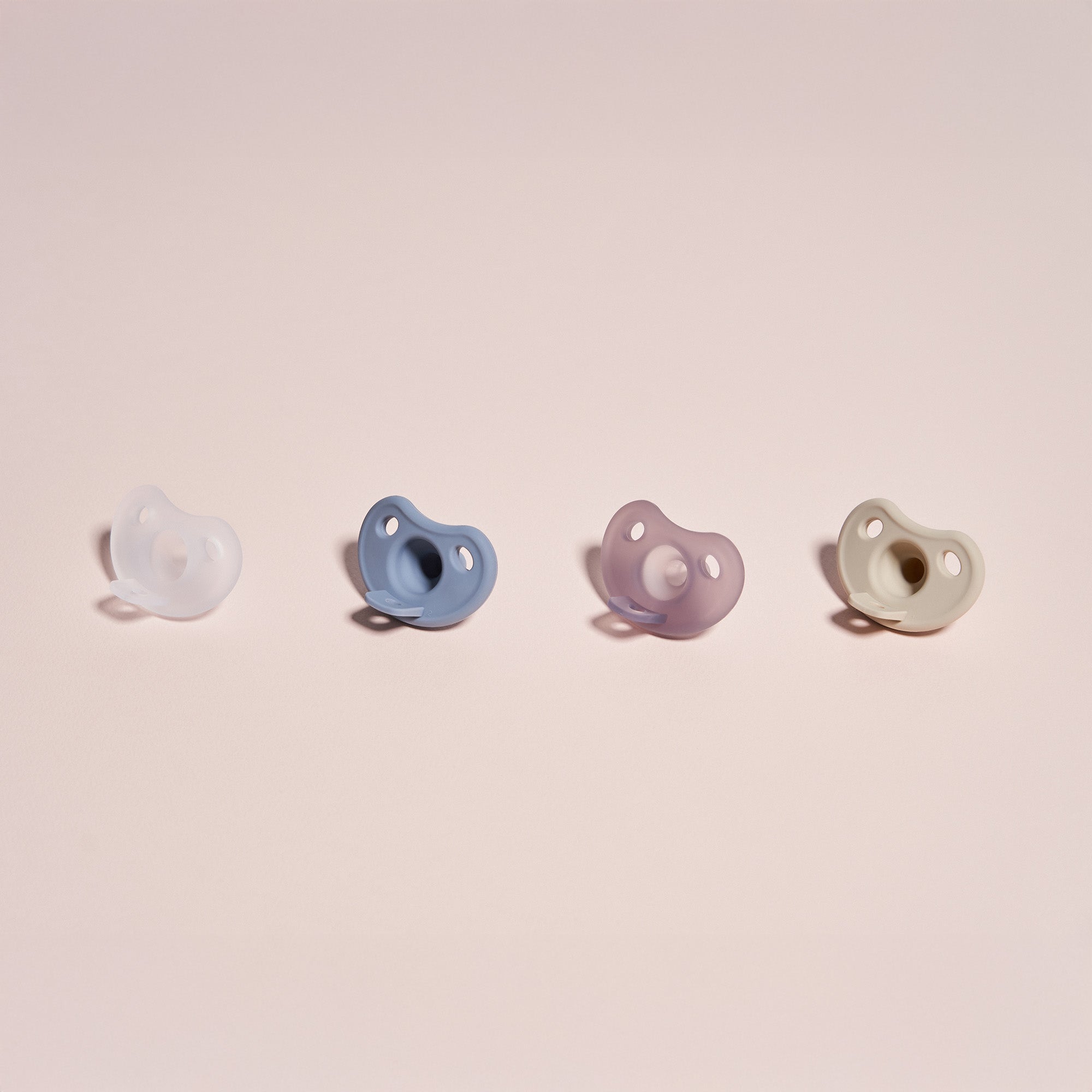 MOTHER-K All Silicone Pacifier with Case (Purple)