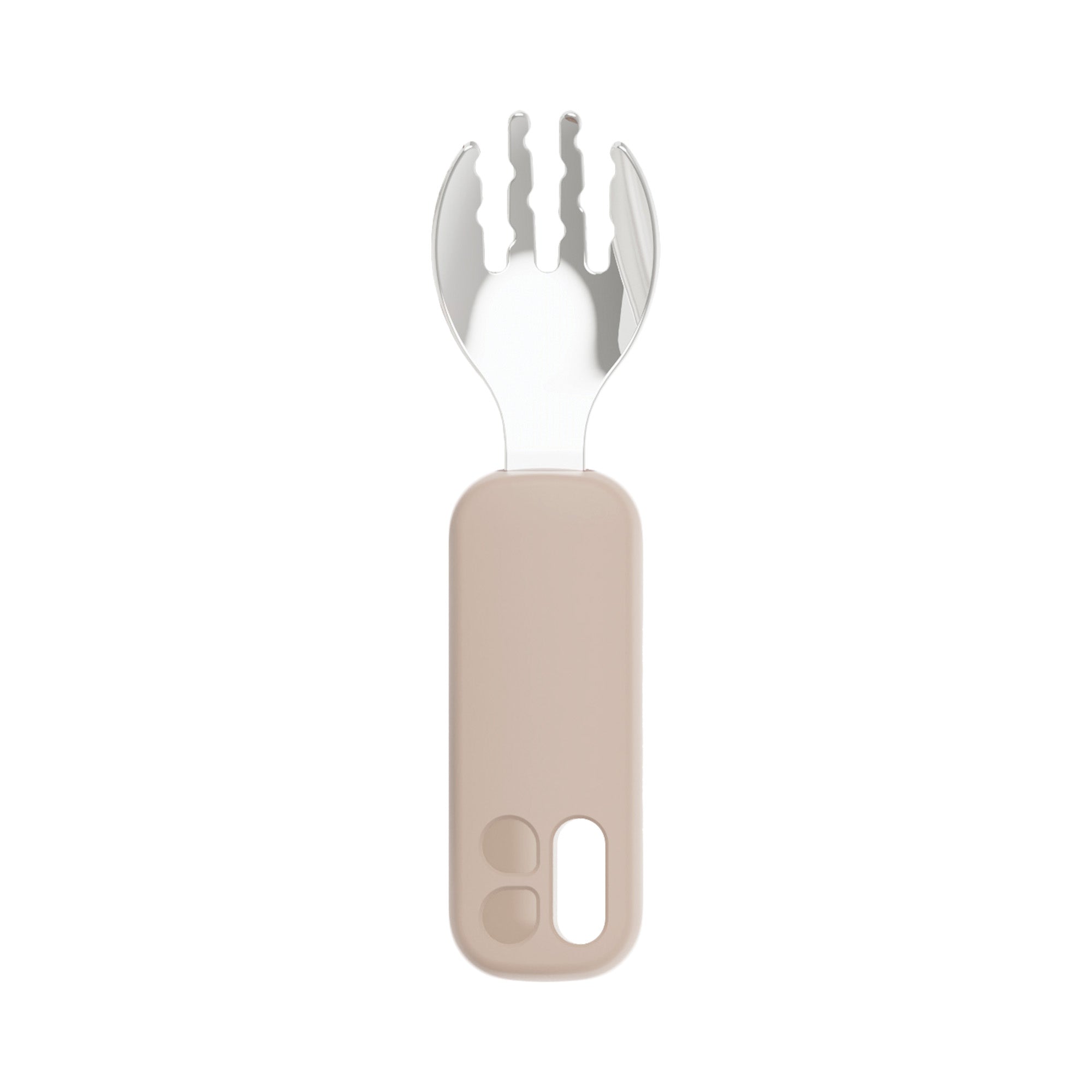 MOTHER-K HUG Stainless Steel Feeding Set (Pink Beige)