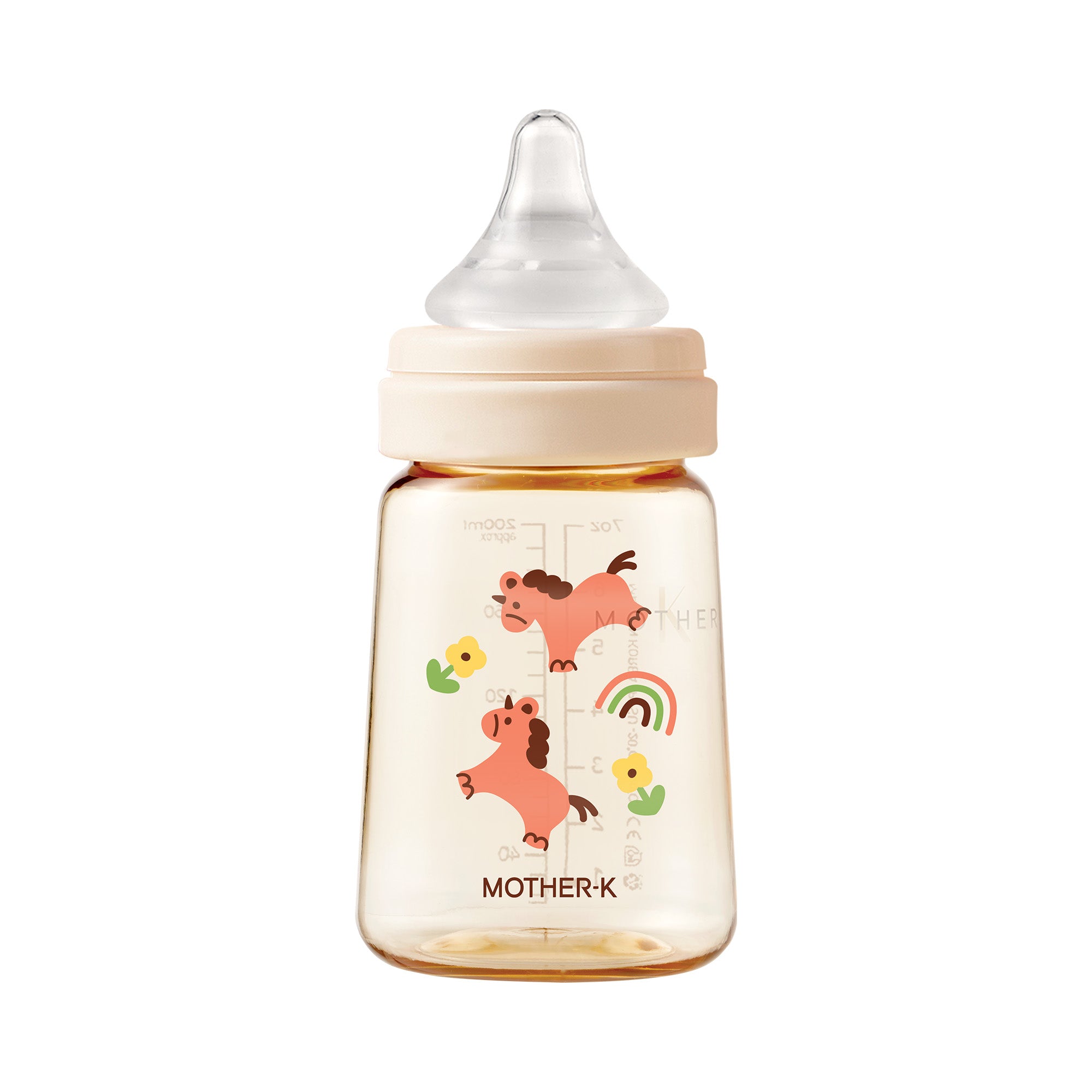 MOTHER-K PPSU Feeding Bottle_Unicorn 180ml (With nipple step 2_S)