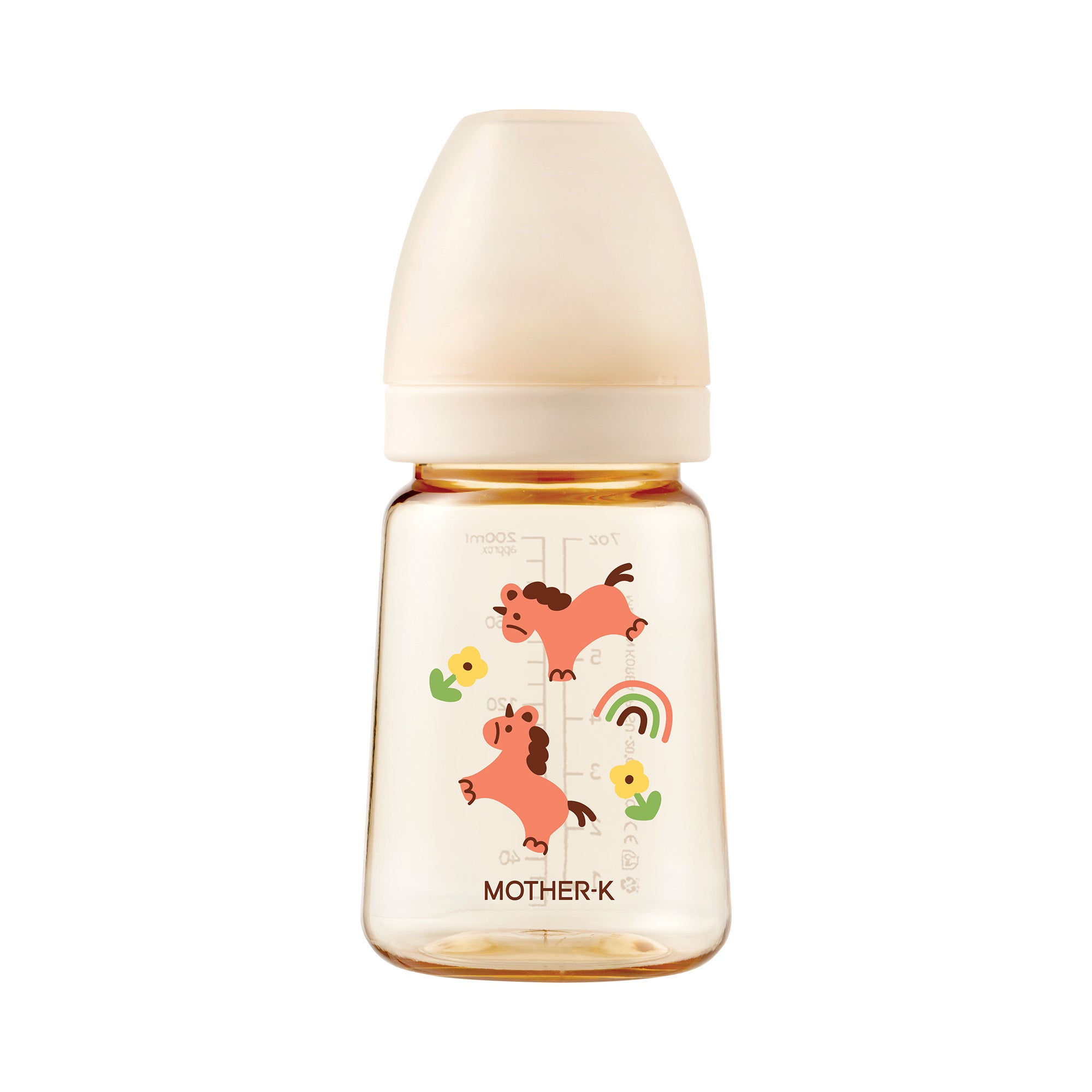 MOTHER-K PPSU Feeding Bottle_Unicorn 180ml (With nipple step 2_S)