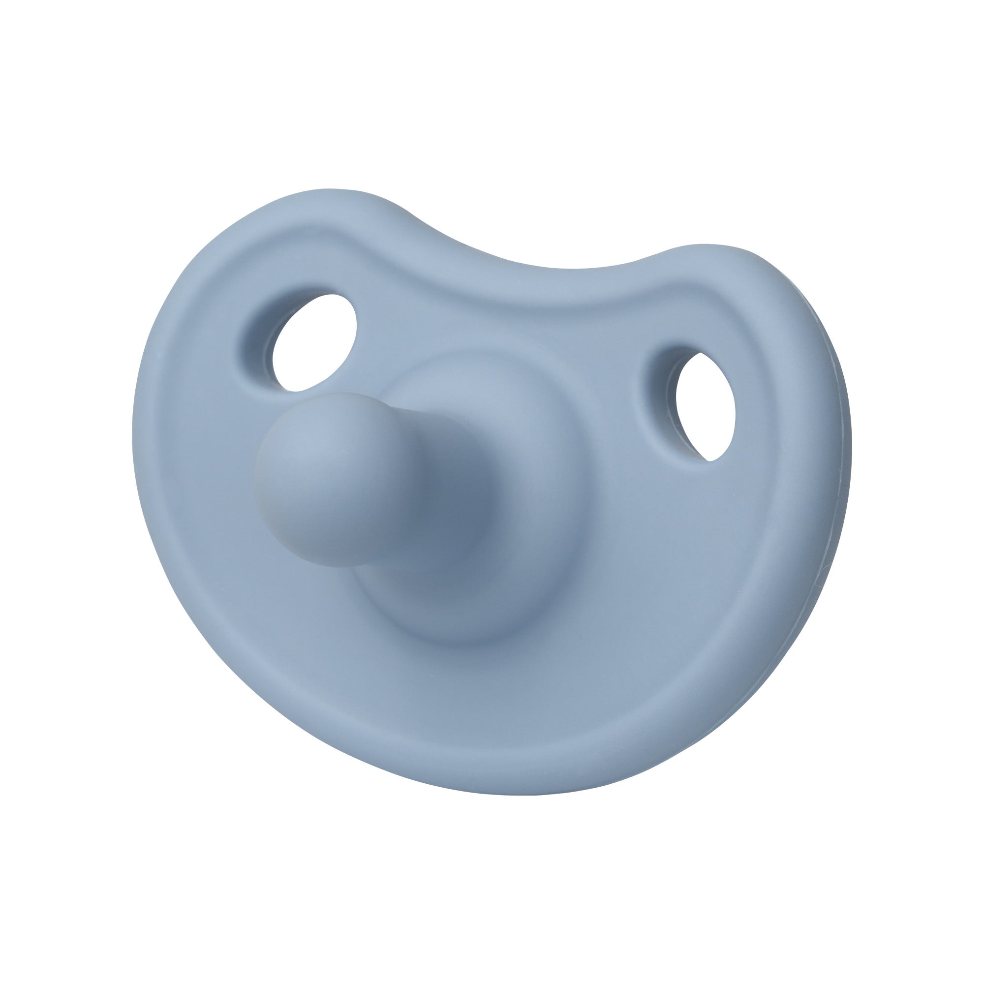 MOTHER-K All Silicone Pacifier with Case (Blue)