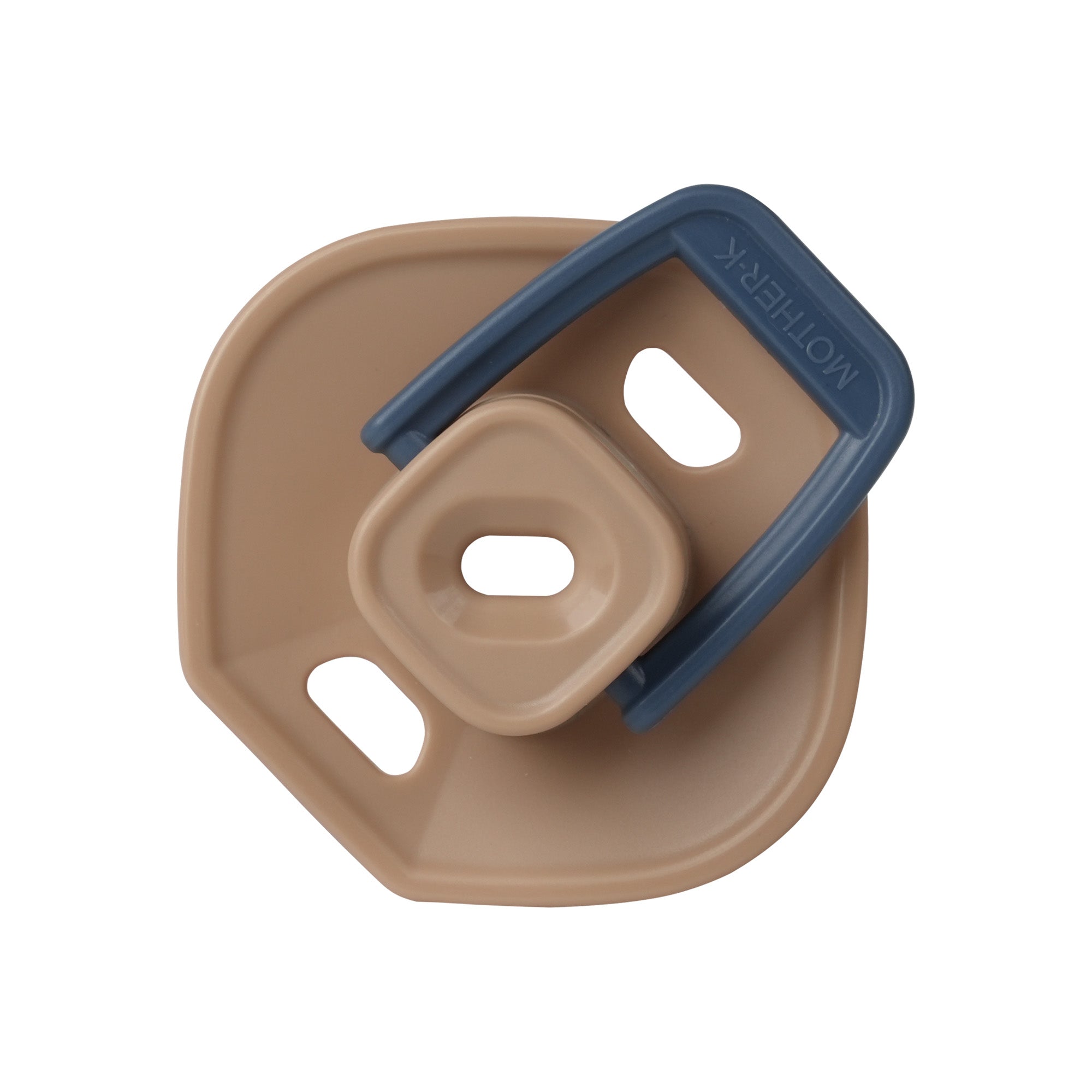 MOTHER-K Silicone Pacifier with Case (Beige)