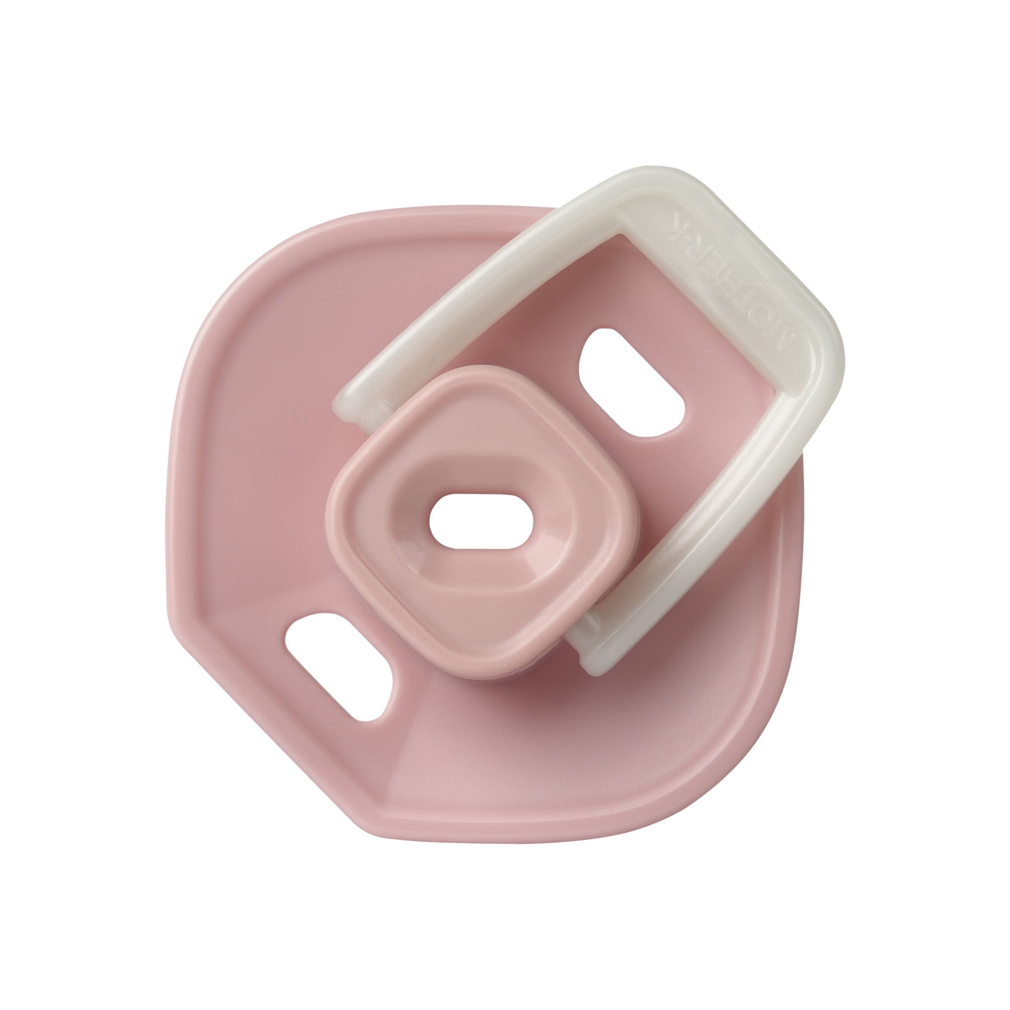 MOTHER-K Silicone Pacifier with Case (Glow Pink)
