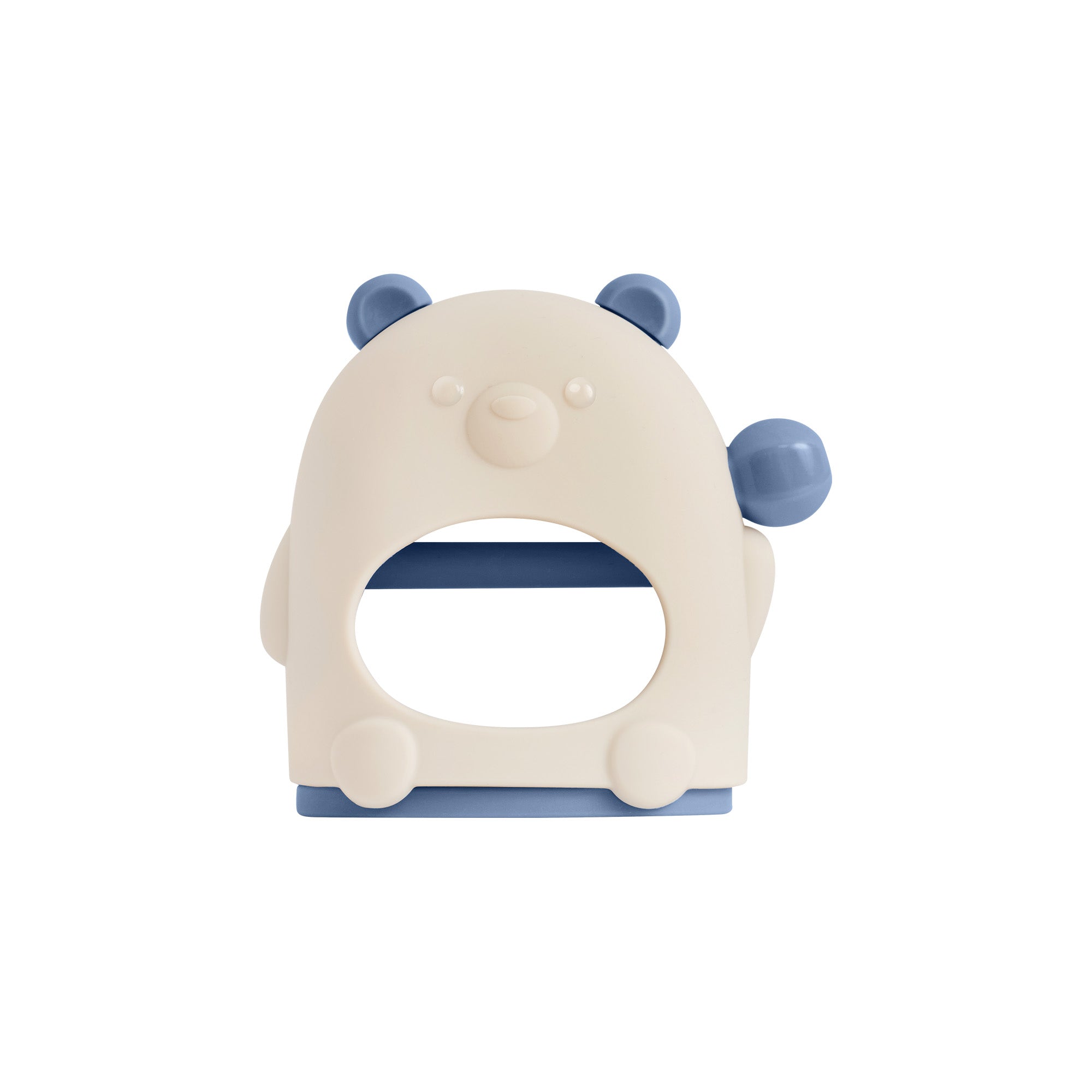 MOTHER-K Silicone Wrist Teether (Cream Blue)