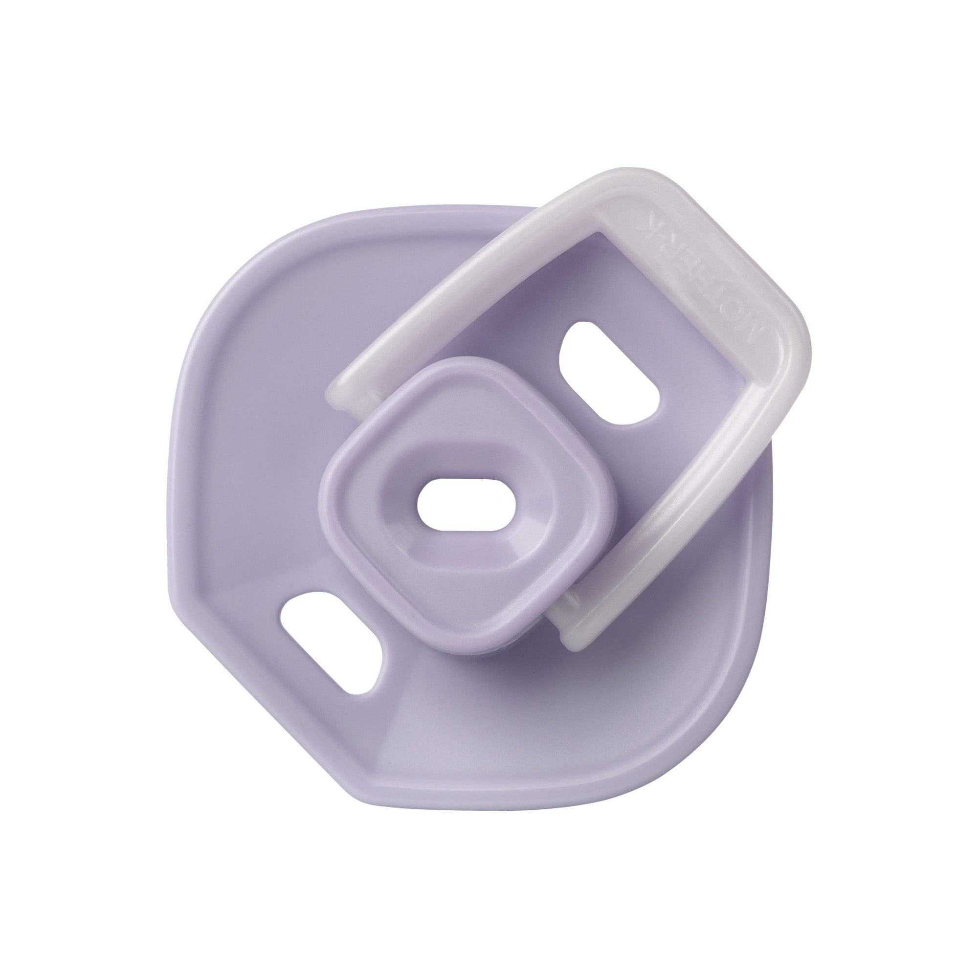 MOTHER-K Silicone Pacifier with Case (Step 2) (Glow Blueberry)