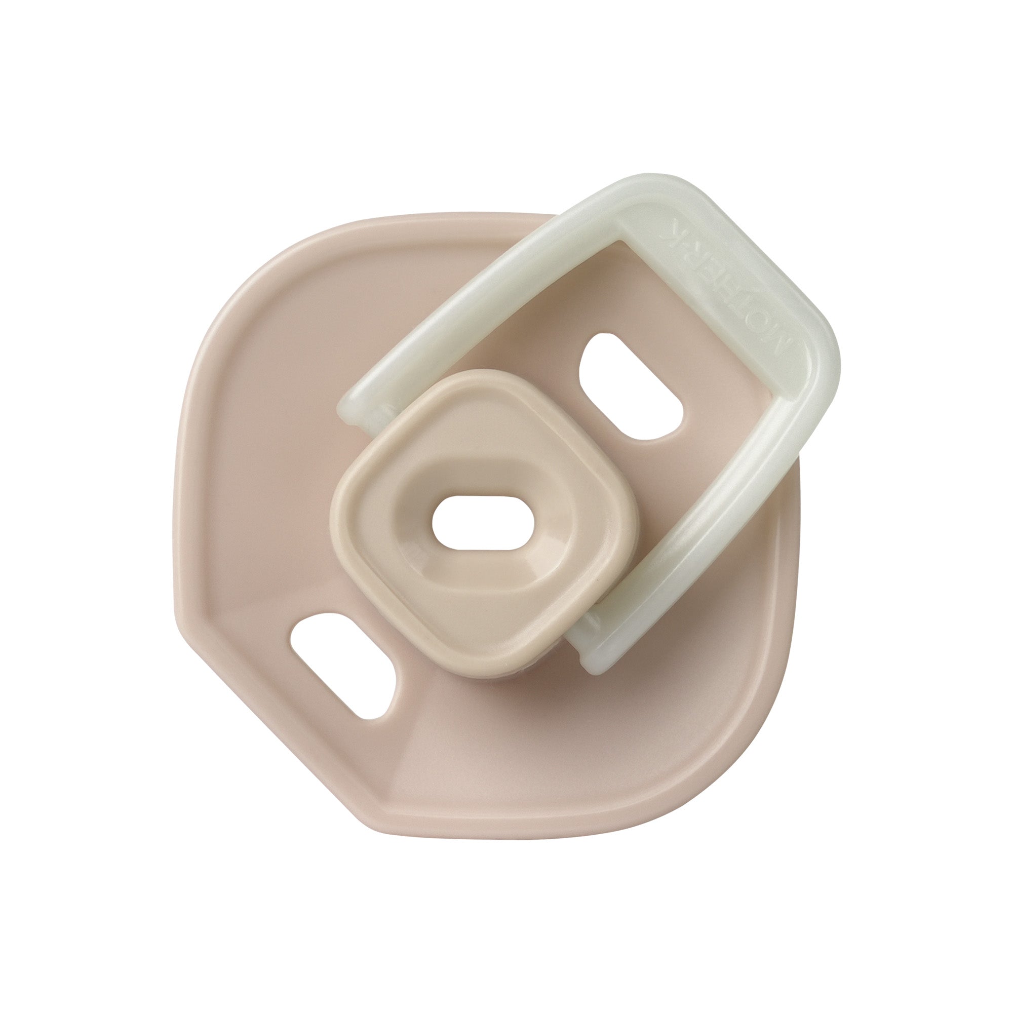 MOTHER-K Silicone Pacifier with Case (Step 2) (Glow Blueberry)