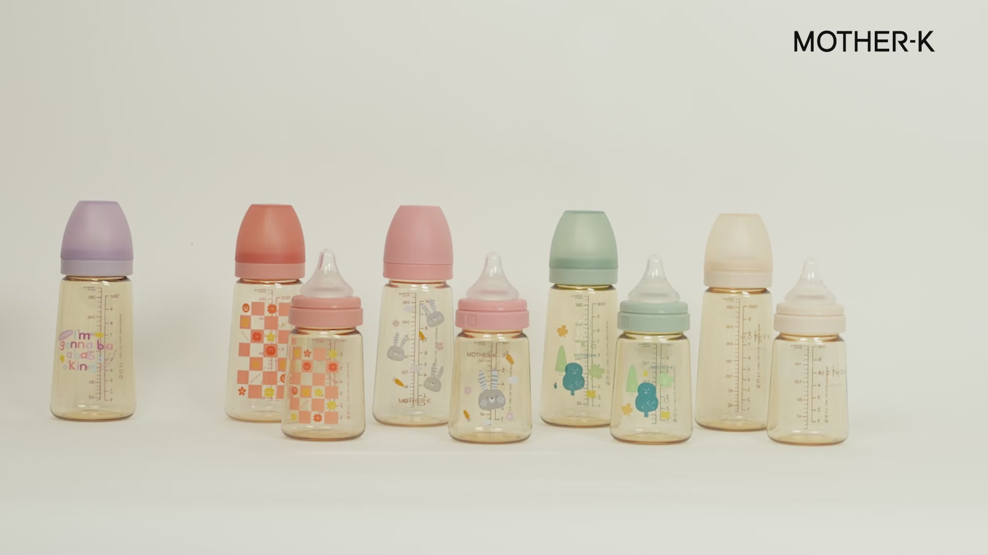 MOTHER-K PPSU Feeding Bottle_Birdie 180ml (With nipple step 2_S)
